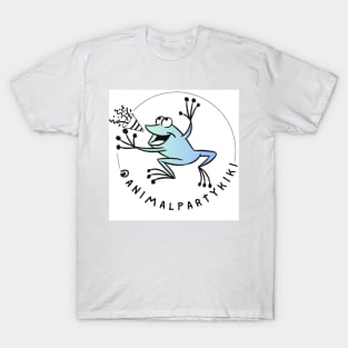 Animal Party Kiki - Blue T-Shirt